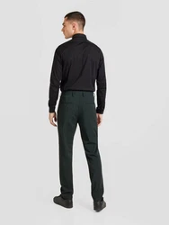 SELECTED HOMME Bügelfaltenhose SLHLIAM Dunkelgrün/Grün/Khaki