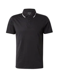 GUESS Poloshirt QUATTRO schwarz/wei