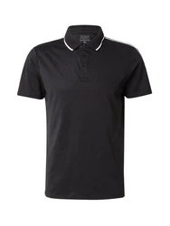 GUESS Poloshirt QUATTRO schwarz/wei