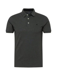 JACK & JONES Poloshirt JJEPaulos Paulos Dunkelgrau (3613)