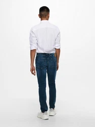ONLY & SONS Langarmhemd ONSCAIDEN (5009) Weiß