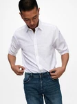 ONLY & SONS Langarmhemd ONSCAIDEN (5009) Weiß