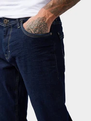 TOM TAILOR Jeans 'Josh' Dunkelblau/Lila/Blau