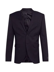 Jack & Jones Jackett regular fit (1-tlg) Dunkelblau/Hellblau