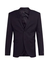 Jack & Jones Jackett regular fit (1-tlg) Dunkelblau/Hellblau