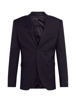 Jack & Jones Jackett regular fit (1-tlg) Dunkelblau/Hellblau/Dunkelgrau/Schwarz