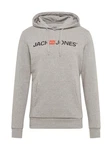 Jack & Jones Sweatshirt JJECORP OLD LOGO SWEAT HOOD NOOS Grau/Light Grey Melange