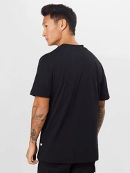 SELECTED HOMME T-Shirt SLHRELAXCOLMAN Schwarz/Dunkelgrau