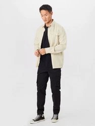 SELECTED HOMME T-Shirt SLHRELAXCOLMAN Schwarz/Dunkelgrau