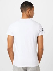 Superdry T-Shirt Gelb/Dunkelblau/Creme/Weiß