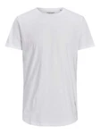JACK & JONES T-Shirt JJENoa Grau/Weiß/Hellgrau