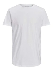 JACK & JONES T-Shirt JJENoa Grau/Weiß/Hellgrau
