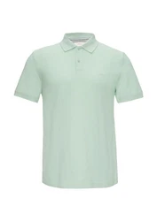 s.Oliver Kurzarmshirt Poloshirt Hellgrün/Grün