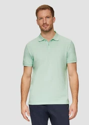 s.Oliver Kurzarmshirt Poloshirt Hellgrün/Grün