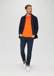 s.Oliver Kurzarmshirt Poloshirt Orange