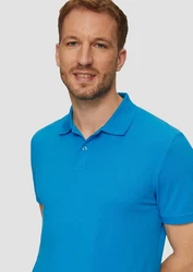 s.Oliver Kurzarmshirt Poloshirt Türkis/Blau/Hellblau
