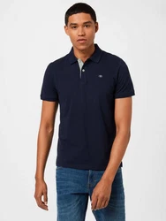 TOM TAILOR Poloshirt Dunkelblau/Blau