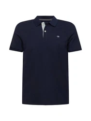 TOM TAILOR Poloshirt Dunkelblau/Blau