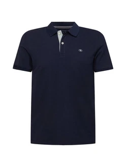 TOM TAILOR Poloshirt Dunkelblau/Blau
