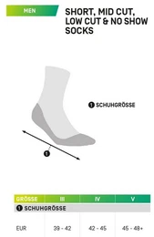 Sportsocken light merino socks, hiking, mid cut