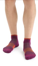 Icebreaker Sportsocken Multisport Light Mini Lila/Dunkelrot/Bordeaux