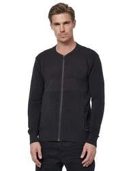 Rusty Neal Strickjacke Dunkelblau/Hellblau/Blau/Dunkelgrau