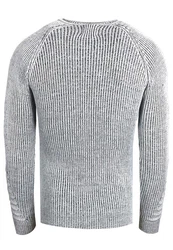 Rusty Neal Strickpullover Grau/Silber/Schwarz