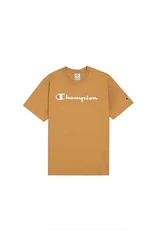 Champion Kurzarmshirt Crewneck T-Shirt BDC Braun/Gelb/Orange
