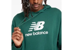 New Balance Kapuzensweatshirt Sport Essentials French Terry Logo Hoodie (NWG) Grün/Dunkelgrün