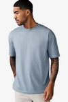 Next T-Shirt Slim Fit Rundhals Blau/Hellblau