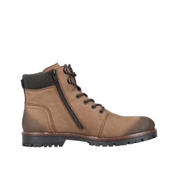 Rieker Stiefeletten Schnürstiefel Braun
