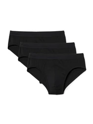 CALIDA Slip Herren 3er Pack Natural Benefit Schwarz