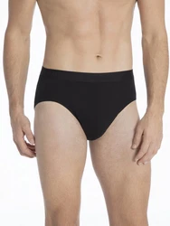CALIDA Slip Herren 3er Pack Natural Benefit Schwarz