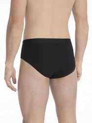 CALIDA Slip Herren 3er Pack Natural Benefit Schwarz