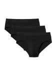 CALIDA Slip Herren 3er Pack Natural Benefit Schwarz