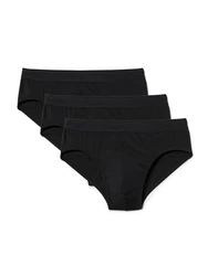 CALIDA Slip Herren 3er Pack Natural Benefit Schwarz