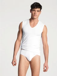 CALIDA Slip Cotton Code Herren Creme/Weiß