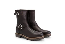 Travelin' Silkeborg Men Stiefel Dunkelbraun