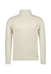 Roy Robson Strickpullover Khaki/Beige/Creme/Weiß/Gelb