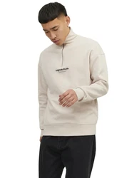 Jack & Jones JORVesterbro Pullover und Sweatshirt (1-tlg) Khaki/Beige/Braun