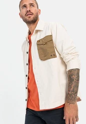 camel active T-Shirt mit Logostickerei Orange/Rot