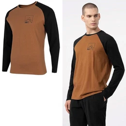 T-Shirt FOB - Herren Trainingsshirt mit langen rmeln