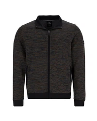 Hajo Sweatjacke Troyer Dunkelblau/Dunkelgrau/Grau/Schwarz