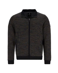 Hajo Sweatjacke Troyer Dunkelblau/Dunkelgrau/Grau/Schwarz