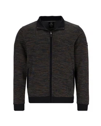 Sweatjacke Troyer-Sweatjacke mit Spots allover