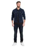 CROSS JEANS Outdoorjacke DENIM JACKET Dunkelblau/Hellblau/Blau