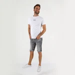 Miracle of Denim Jeansbermudas Weiß/Creme/Grau