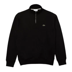 Lacoste Sweatshirt 1/4-Zip Sweater Schwarz