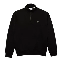 Lacoste Sweatshirt 1/4-Zip Sweater Schwarz