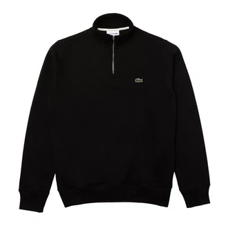 Lacoste Sweatshirt 1/4-Zip Sweater Schwarz